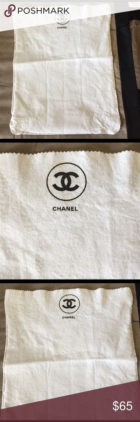 chanel vintage dust bag|genuine chanel bag.